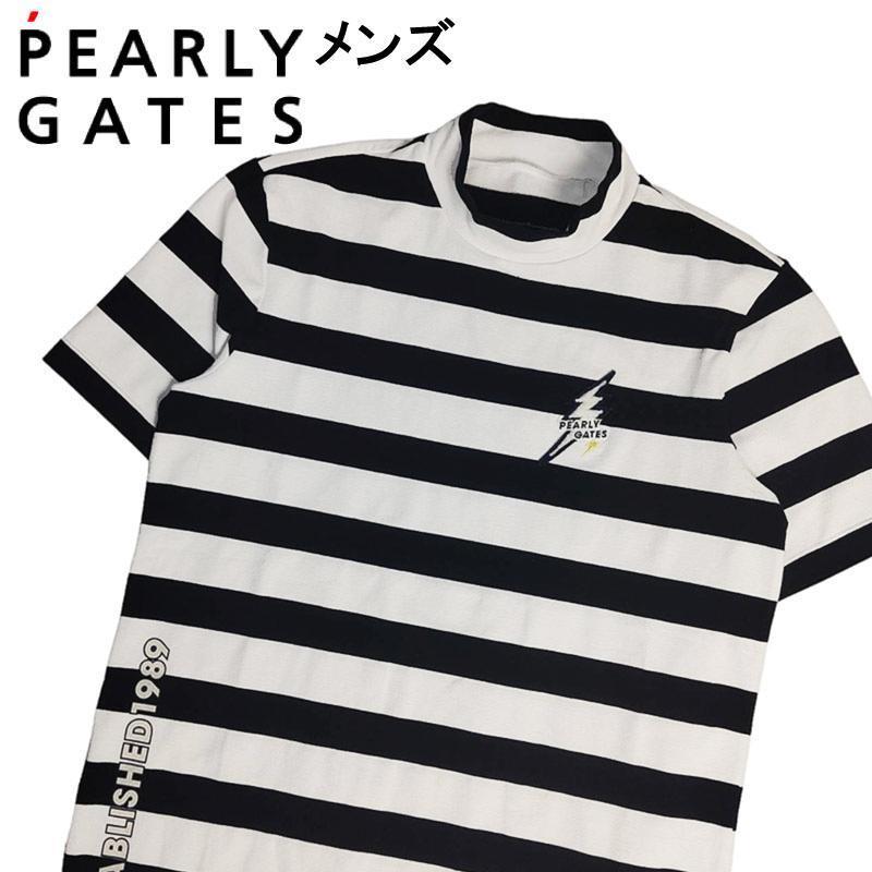 国内外の人気 パーリーゲイツ 半袖ハイネックTシャツ 4 ホワイト