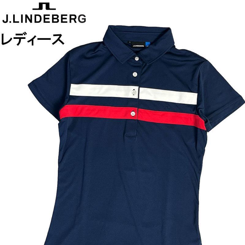 J.LINDEBERG ジェイリンドバーグ 半袖ポロシャツ ネイビー M | www