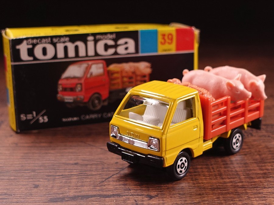 ∇花∇【トミカ/TOMICA】 黒箱 日本車シリーズ 39-3「スズキ キャリィ