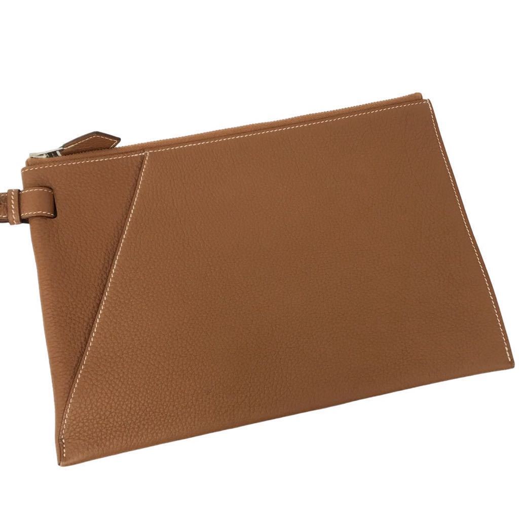 超 HERMES エルメス カバ ヴェルティージュ30 トゴ ゴールド Y刻印