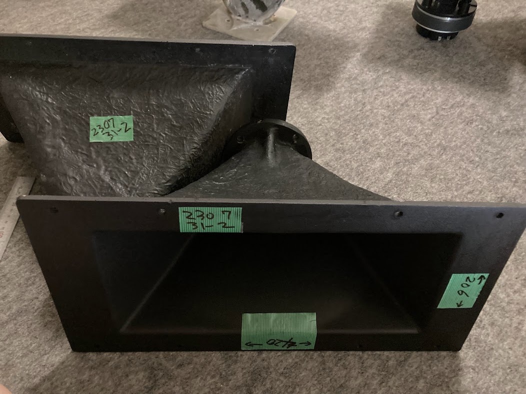 FRP 2インチホーン 90度 40度 定指向性 800Hz 完動品【3ヶ月保証】