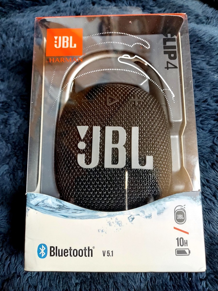 新品 未開封 JBL CLIP4 Bluetooth スピーカー 黒 _画像1