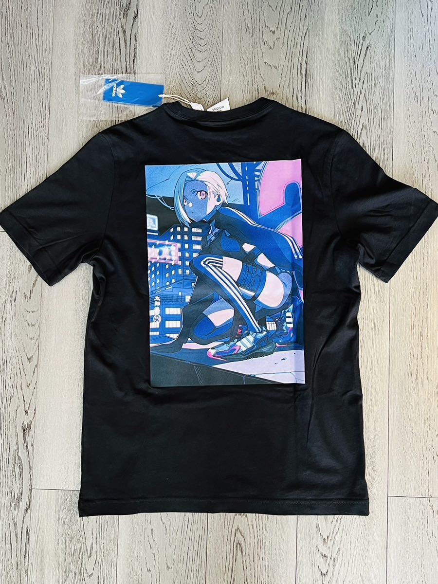 新品【adidas】ZX ALKYNE atmos “NEO TOKYO”tarou2 サイズM アディダス トレフォイル エッセンシャルズ Tシャツ_画像3