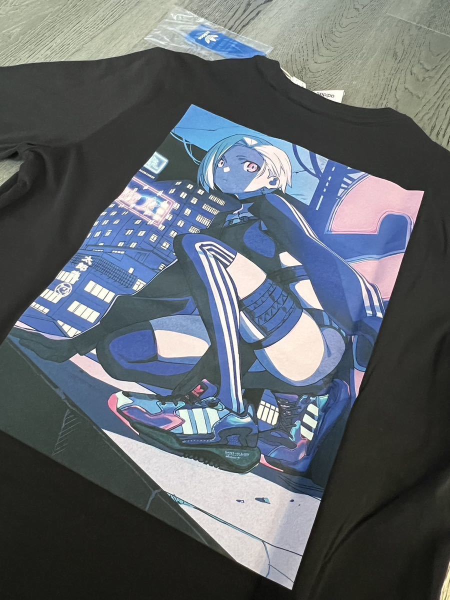 新品【adidas】ZX ALKYNE atmos “NEO TOKYO”tarou2 サイズM アディダス トレフォイル エッセンシャルズ Tシャツ_画像4