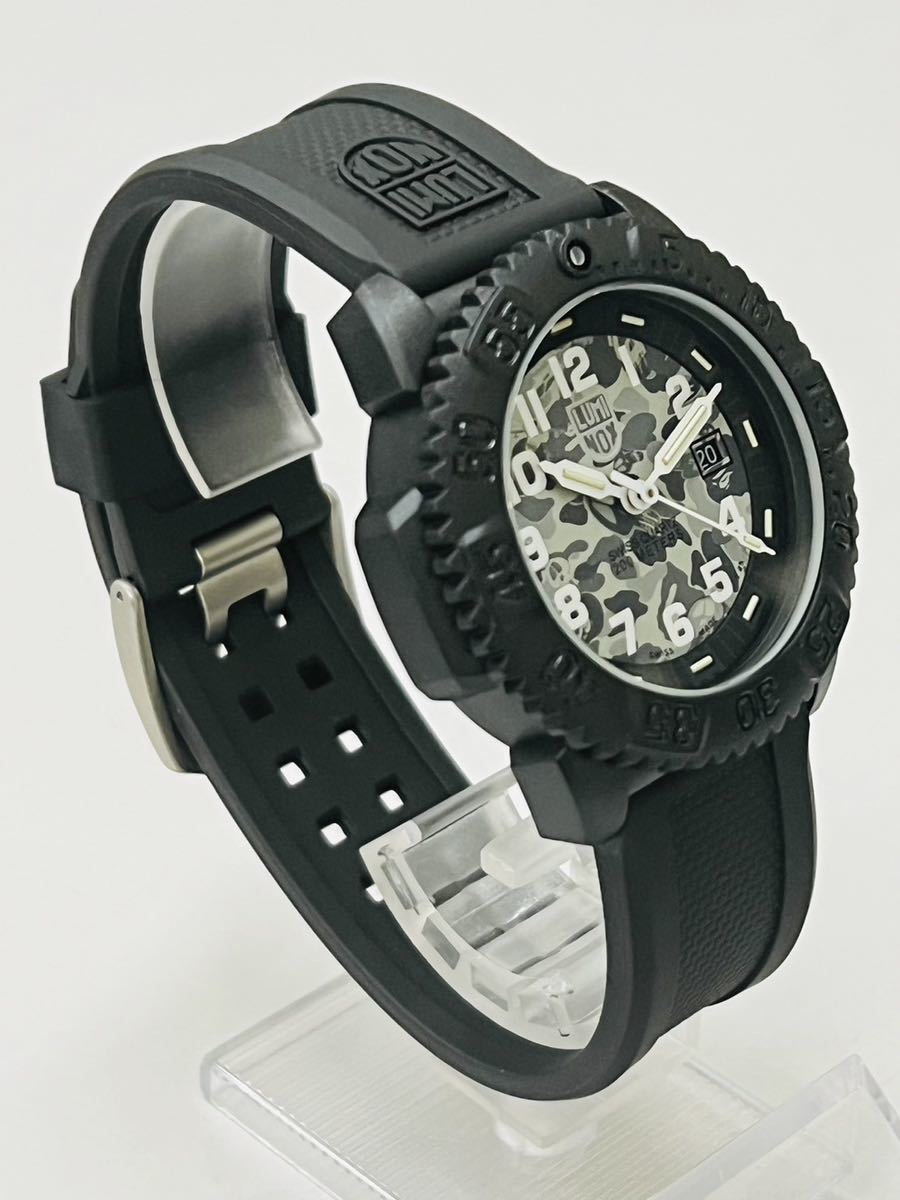 【電池交換済】LUMINOX STUSSY APE ルミノックス ステューシー エイプ トリプルコラボ 腕時計 GGL.L3051.BO.STU