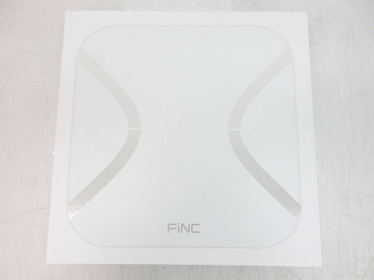 MA1501【薄型 高性能体重計】FiNC SmartScale CS20E mini★体重計/BMI/内臓脂肪/体脂肪/体年齢/基礎代謝/皮下脂肪 etc 11項目測定★未使用_画像5