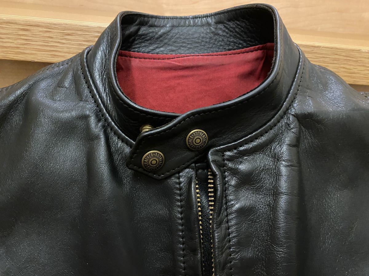エアロレザー aero leather 38 カフェレーサー ボードレーサー エアロレザー aero leather 38 カフェレーサー ボードレーサー