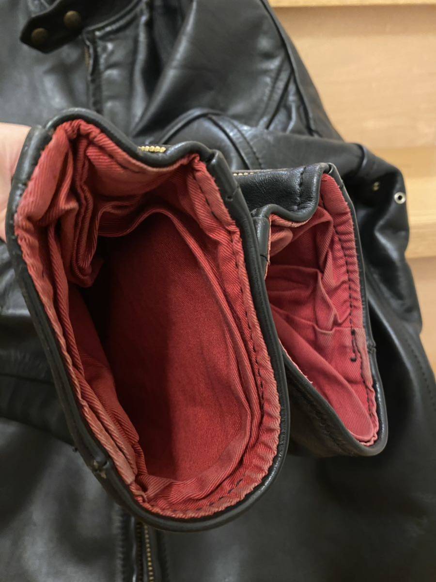 エアロレザー aero leather 38 カフェレーサー ボードレーサー エアロレザー aero leather 38 カフェレーサー ボードレーサー