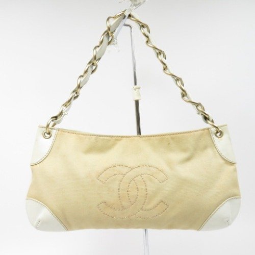 65344☆1円スタート☆CHANEL シャネル 中美品 ココマーク 太チェーン