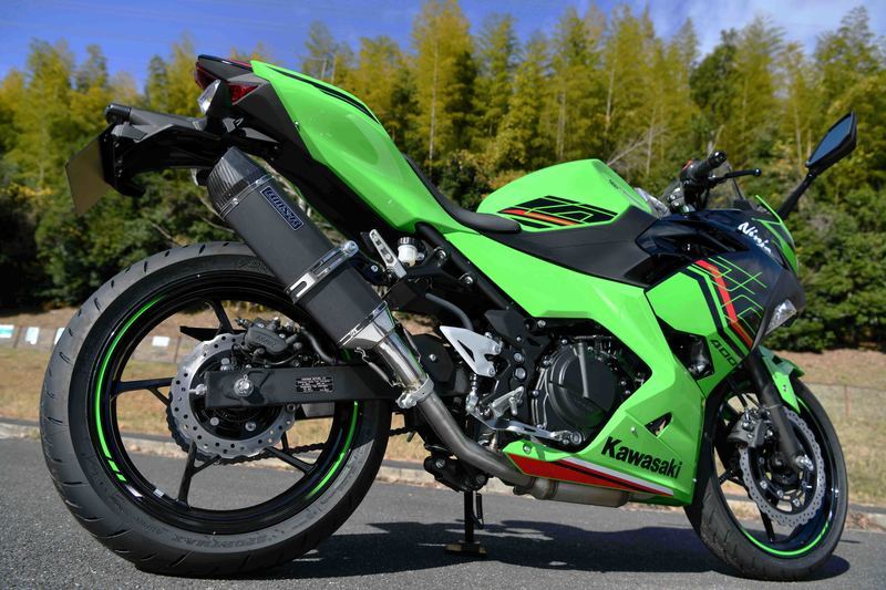 新品 ビームス NINJA400/Z400 (2BL-EX400G/8BL-EX400L) CORSA-EVOⅡ スリップオン マットブラックサイレンサー G432-66-P7J BEAMS マフラー_画像3