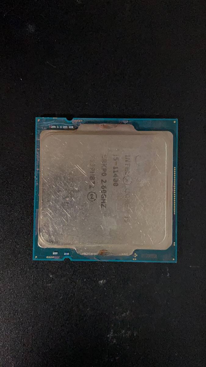 Intel I5 11400 LGA 1200 中古分解品BIOS起動確認社内管理番号A76