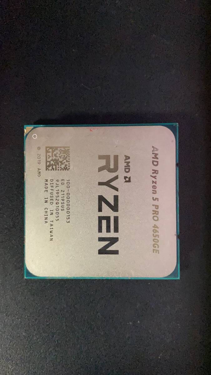 再再販！ 4650GE PRO 5 Ryzen AMD 社内管理番号B27 BIOS起動確認 中古