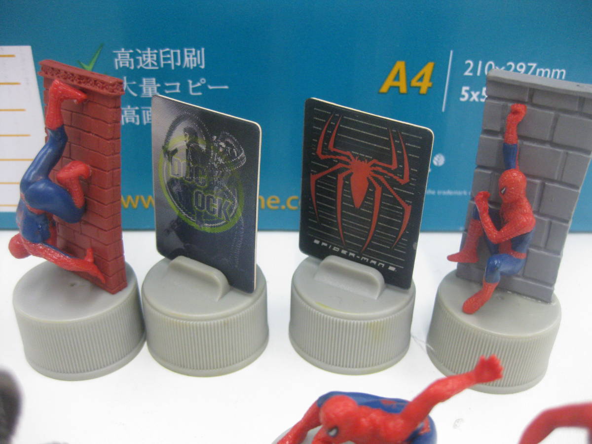 最終出品【1円～】映画スパイダーマン2 ボトルキャップ 8種セット　ペプシ PEPSI_画像3