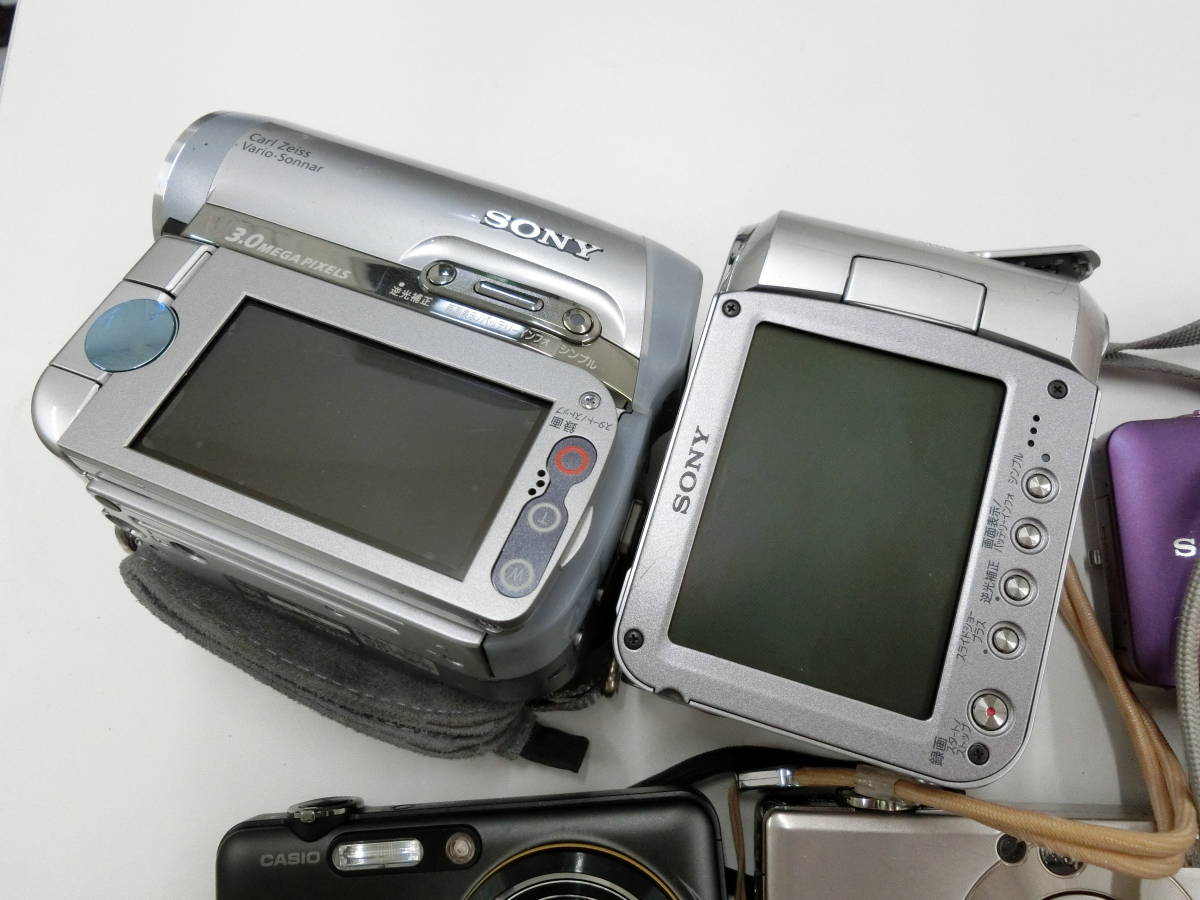 【１円～】コンパクトデジタルカメラ35台+デジタルビデオカメラ２台セット 訳あり Canon FUJIFILM SONY CASIO Nikon PENTAXなど_画像5