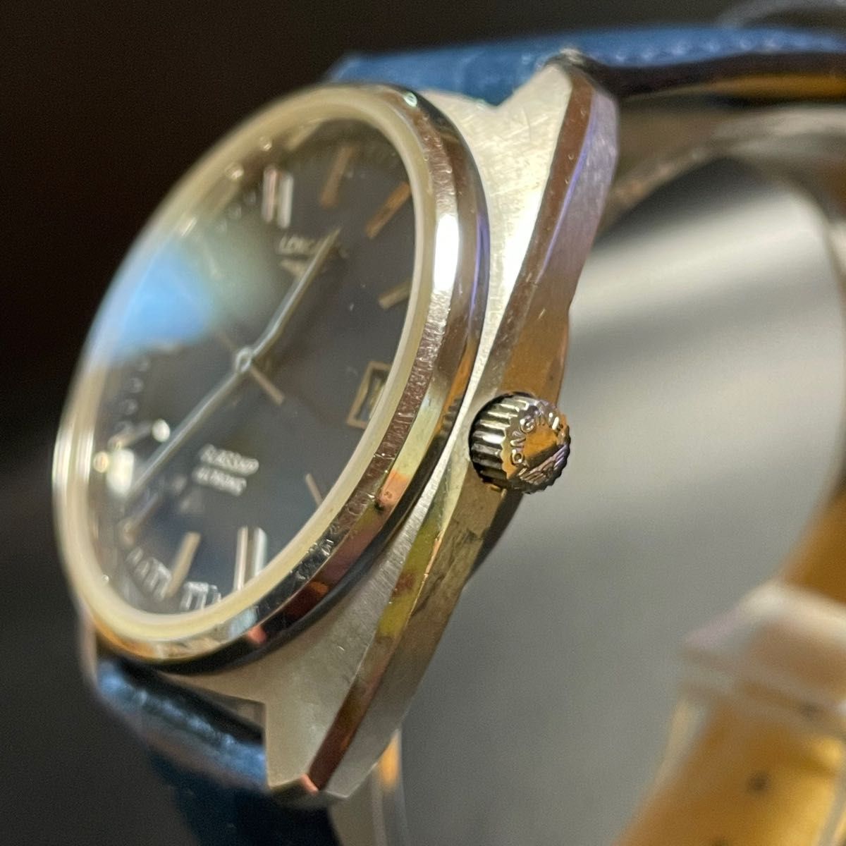 【電圧調整OH済】LONGINES FLAGSHIP ULTRONIC ロンジン フラッグシップ 音叉時計 尾錠付