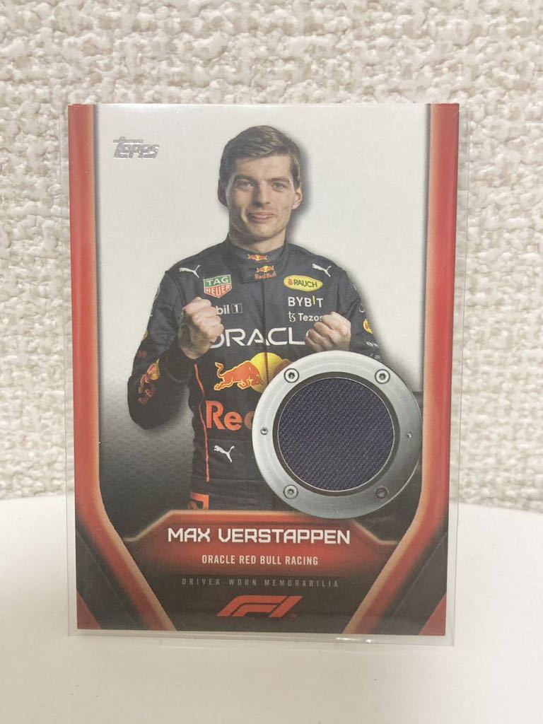 マックス・フェルスタッペン パッチ・レリック・カード F1 実 マックス・フェルスタッペン パッチ・レリック・カード F1 実