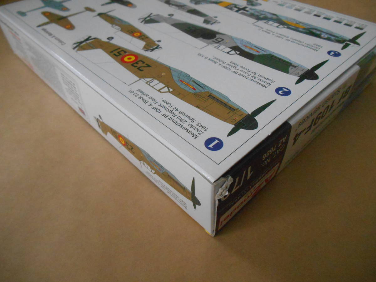 〔全国一律送料290円込〕1/72 AZモデル ドイツ メッサーシュミット Bf109F-4 ”スペイン軍”_画像4