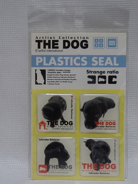 THE DOG PLASTICS SEAL 7種セット（7犬種） 未使用 プラスティック シール_画像3