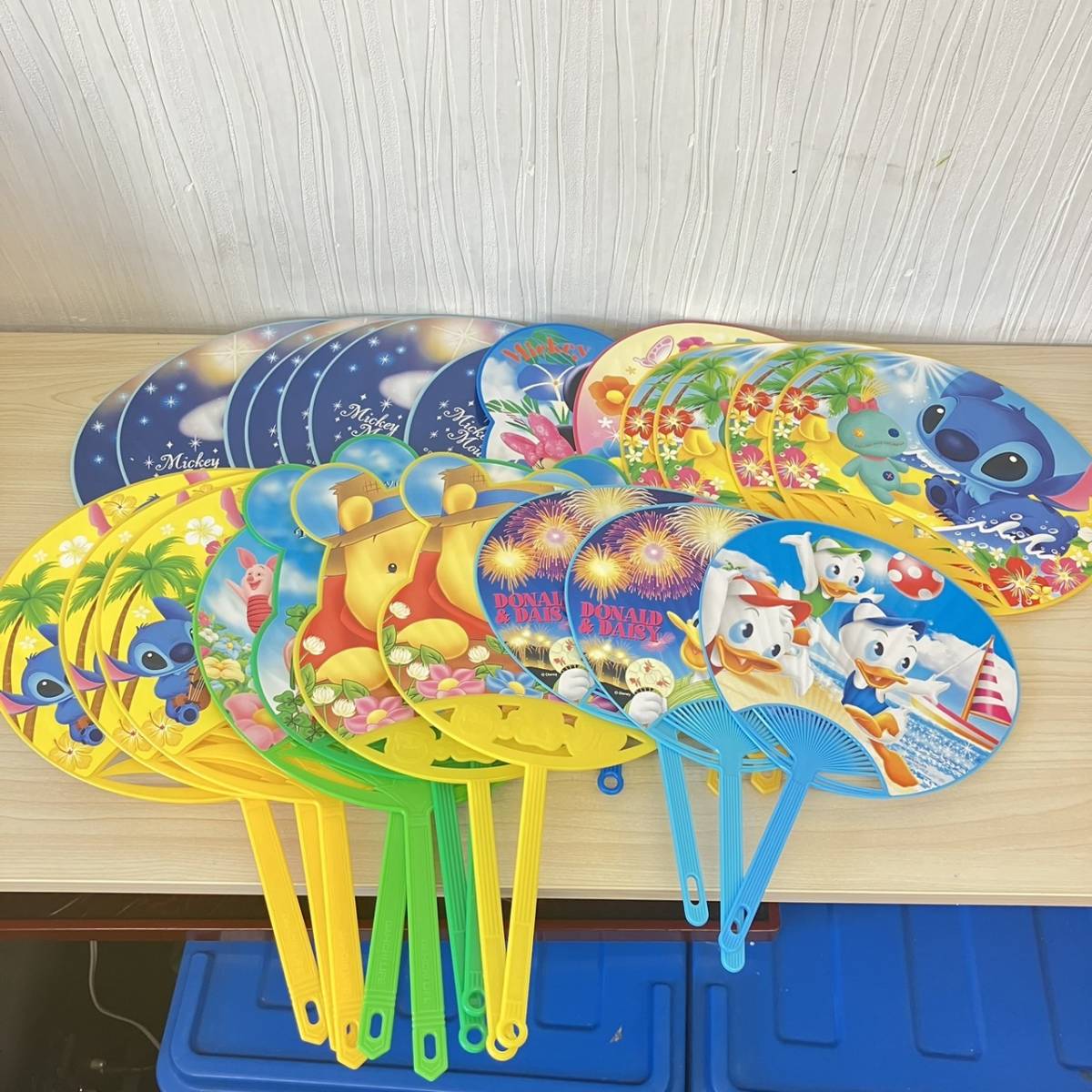 K4425】 未使用 第一生命 ディズニー うちわ 25枚セット おまとめ 粗品