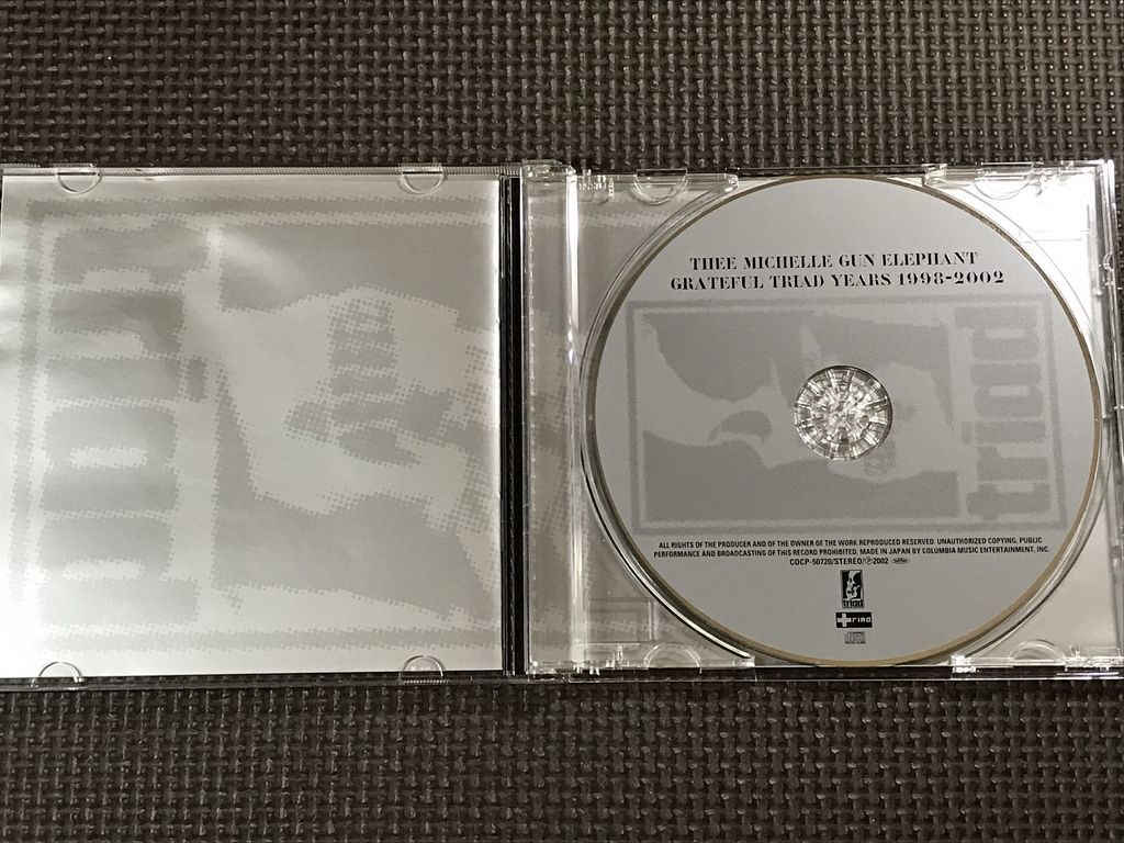 THEE MICHELLE GUN ELEPHANT GRATEFUL TRIAD YEARS 1998-2002　やや難　ミッシェル・ガン・エレファント_画像3