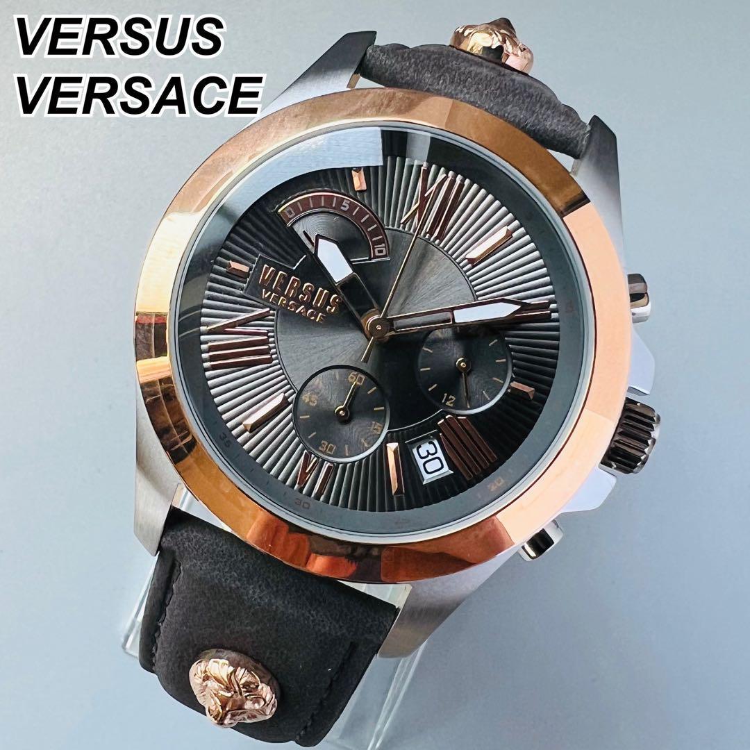 完売 ヴェルサス ヴェルサーチ 腕時計 ベルサーチ 新品 メンズ 44mm