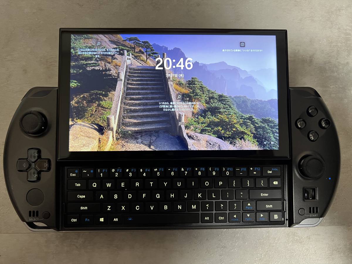 【送料無料】GPD WIN4 ブラック 2TB/32GB 別売りクレードル付き【美品】_画像1