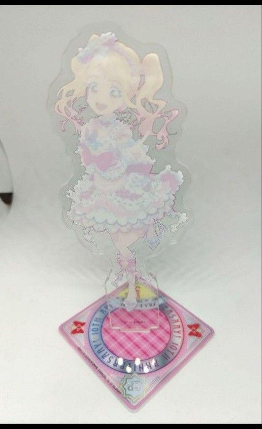 虹野ゆめ アイカツ 描きおろしアクリルスタンド 10周年 中古 虹野ゆめ アイカツ 描きおろしアクリルスタンド 10周年 中古
