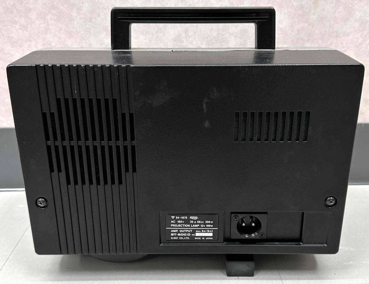 ＃12317 【ジャンク扱い】【電源コード無し】 ★☆ELMO　SOUND　PROJECTOR　ST-600　通電確認OK　2-TRACK☆★_画像5