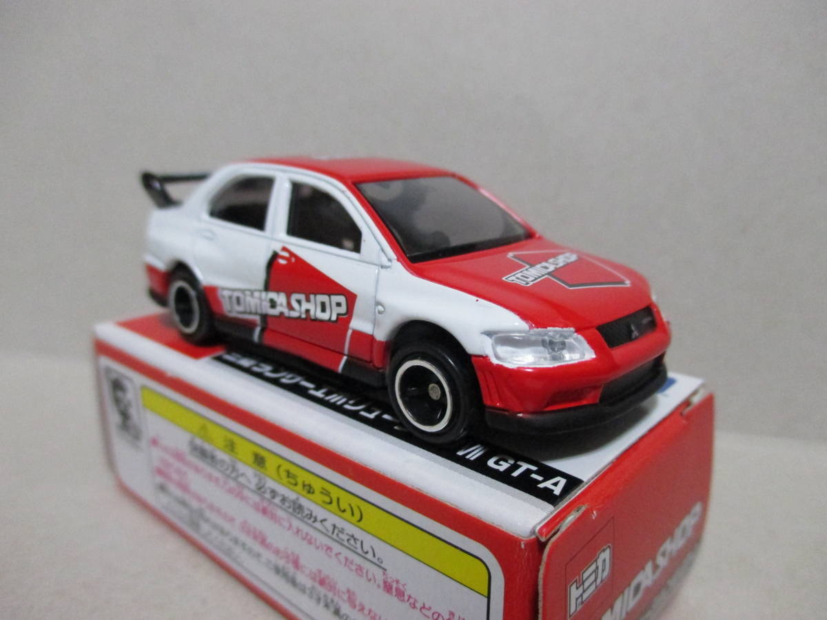 トミカ トミカショップ 限定 34-6 三菱 ランサーエボリューション Ⅶ 7 GT-A 白 ランエボ MITSUBISHI LANCER Evolution CT9A 未展示品 絶版_画像6