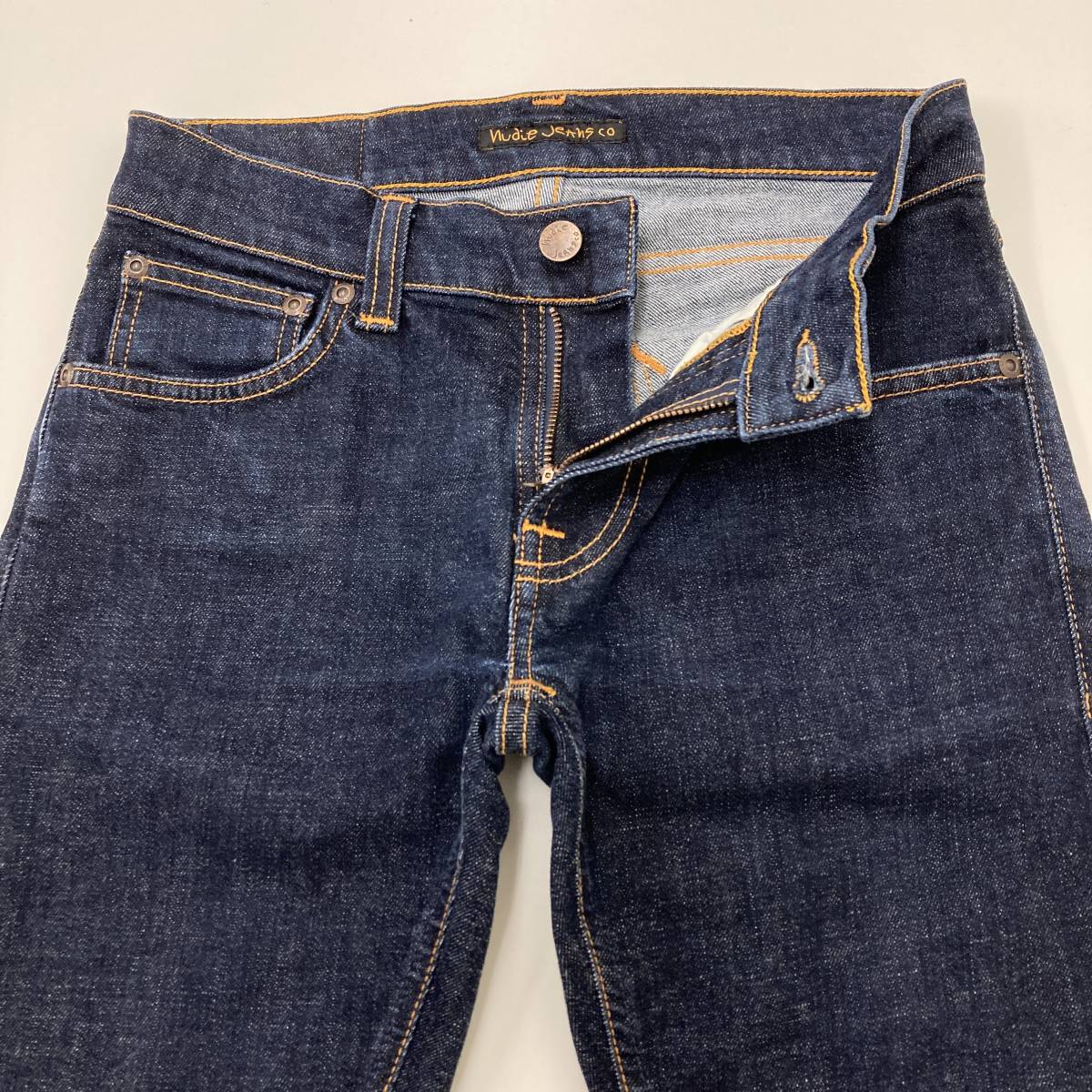 半額SALE/ スリム ヌーディージーンズ W27 濃紺 スキニージーンズ