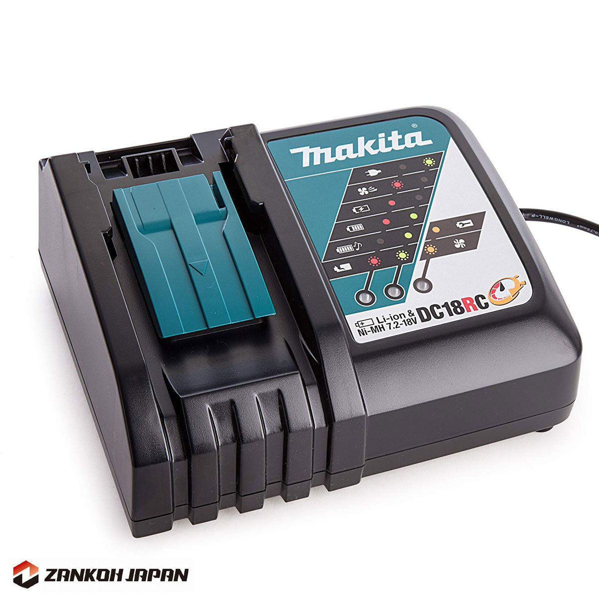 マキタ makita 急速充電器 DC18RC スライド式 BL1430B BL1830B 充電可 純正品 e_画像5