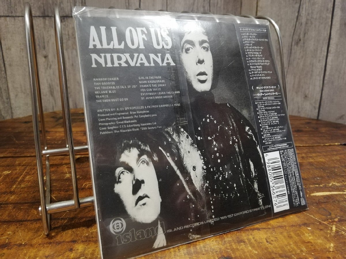 ■CD 5000円以上で送料無料! ニルヴァーナ UK ALL OF US 洋楽 国内盤 紙ジャケ m0o2282_画像2