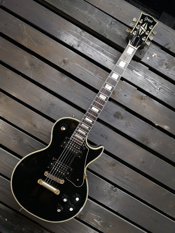 夏の大感謝祭 Greco グレコ EG-550B Black Les Paul Custom Type レス