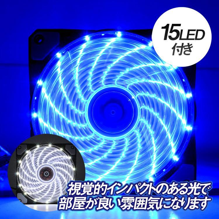 PC for LED ring fan 2Way(3 pin &4 pin ) 12cm 25mm cooling fan 1200rpm motherboard 4 pin connector DC12V blue LP-PLEDF12C