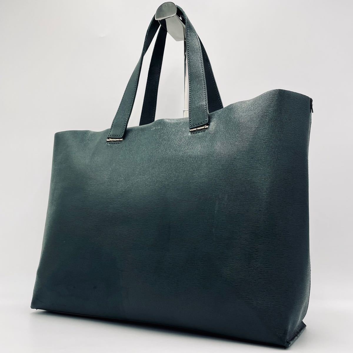 1円 美品 GIORGIO ARMANI ジョルジオアルマーニ メンズ ビジネスバッグ