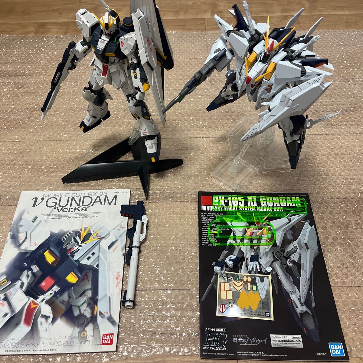 MG νガンダム Ver.ka HGUC クスィーガンダム 完成品