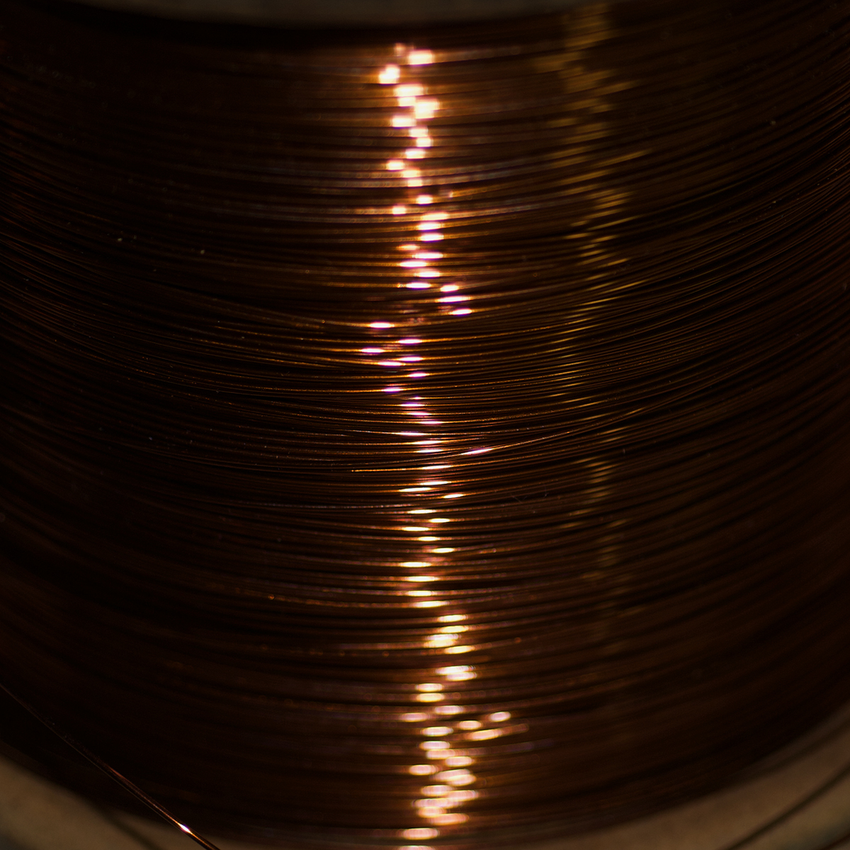 実に表現力多彩・General Electric エナメル銅ワイヤー AWG18 （線径：約1mm）１メートル〜_画像1
