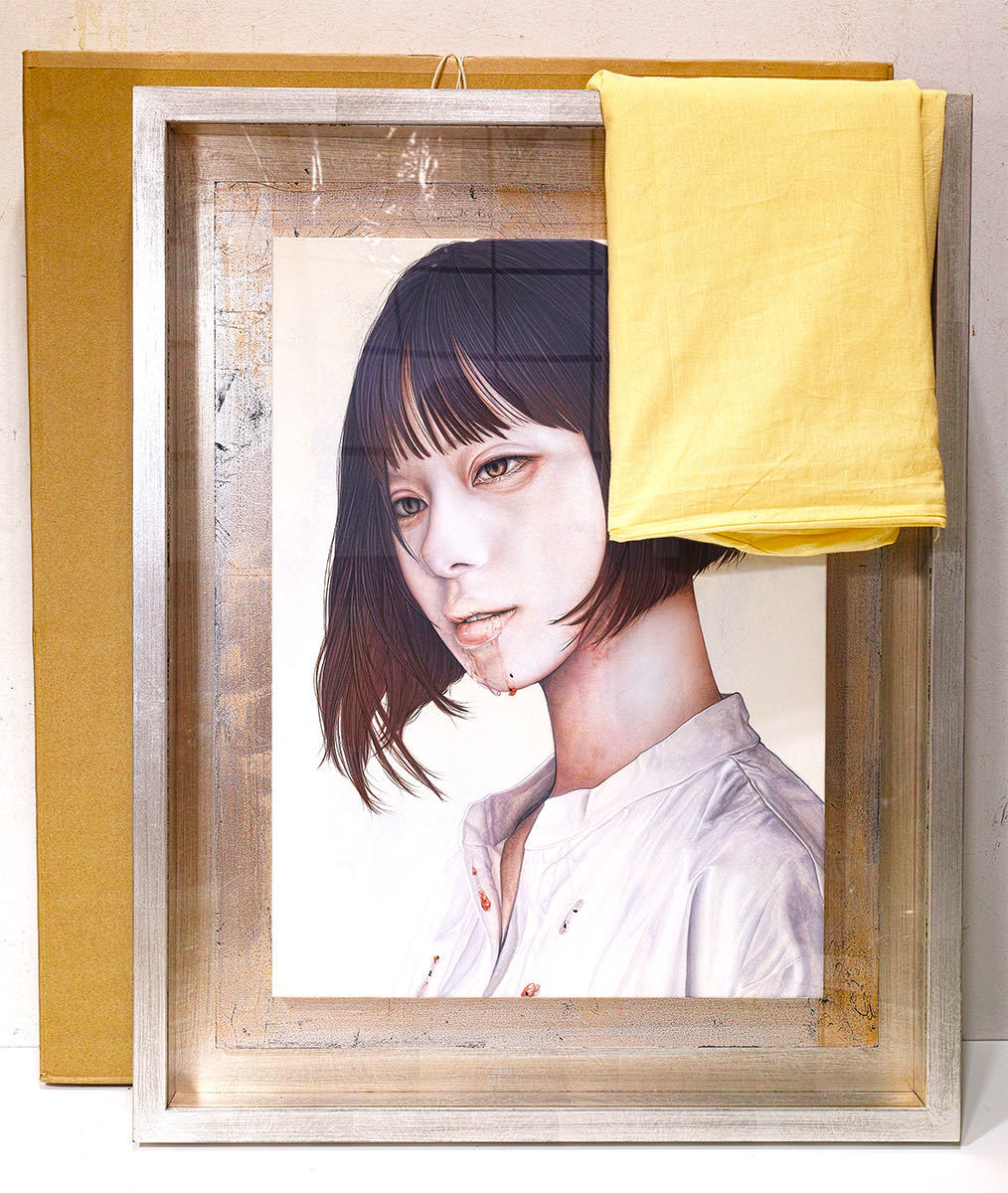 真作】平林貴宏 amnesia 8号P 日本画 院展 日本美術院 現代 真作】平林貴宏 amnesia 8号P 日本画 院展 日本美術院 現代