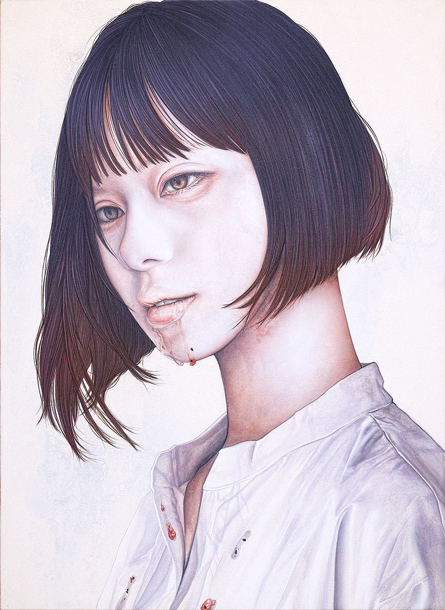真作】平林貴宏 amnesia 8号P 日本画 院展 日本美術院 現代 真作】平林貴宏 amnesia 8号P 日本画 院展 日本美術院 現代
