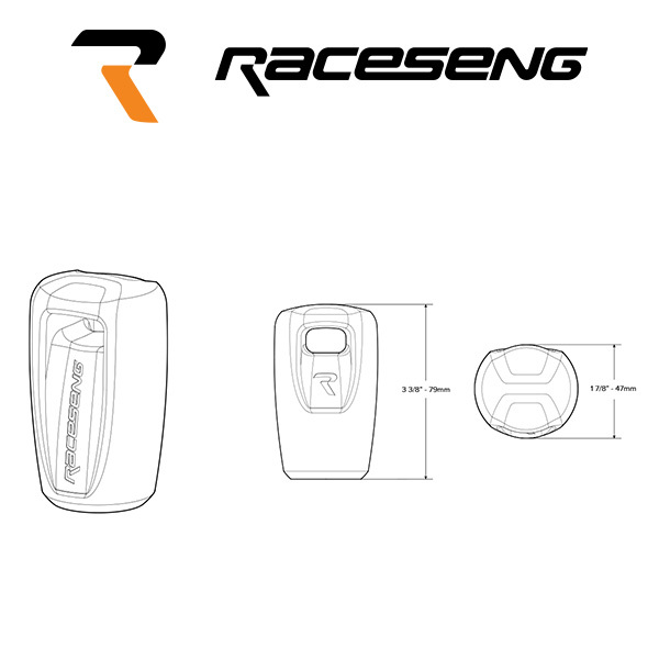 Raceseng レイセン シフトノブ 限定モデル Vision ヴィジョン ネオンイエロー スバル インプレッサ WRX STI M12x1.25mm アダプター付_画像5