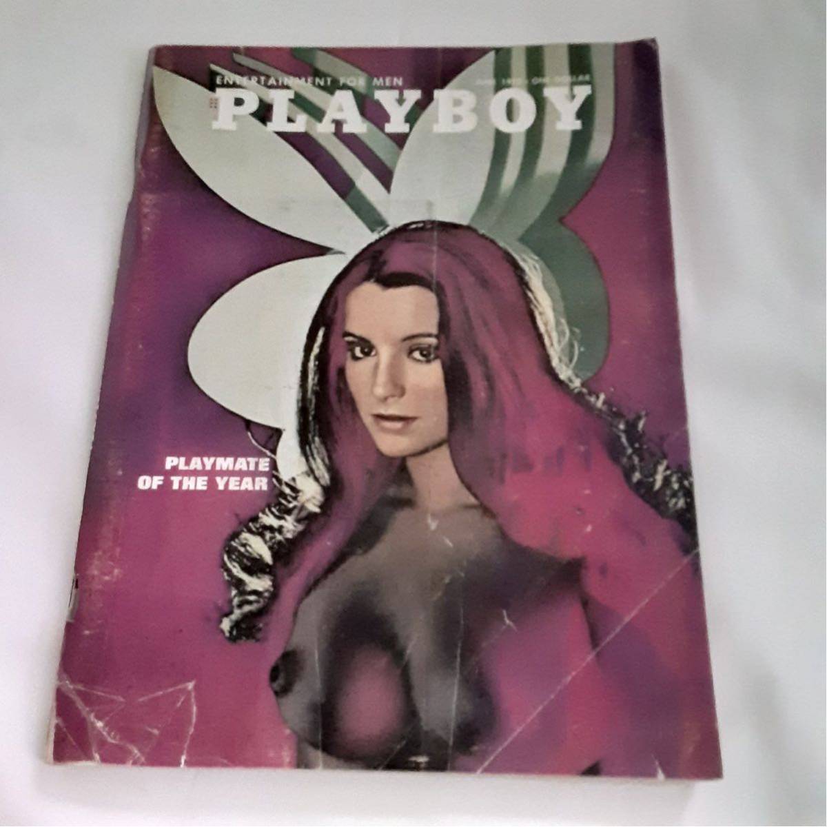 m プレイボーイ PLAYBOY 　1970年6月号　難あり　雑誌　女性　海外　洋書　グラビア　セクシー 女優　ブロンド　金髪　成人_画像1