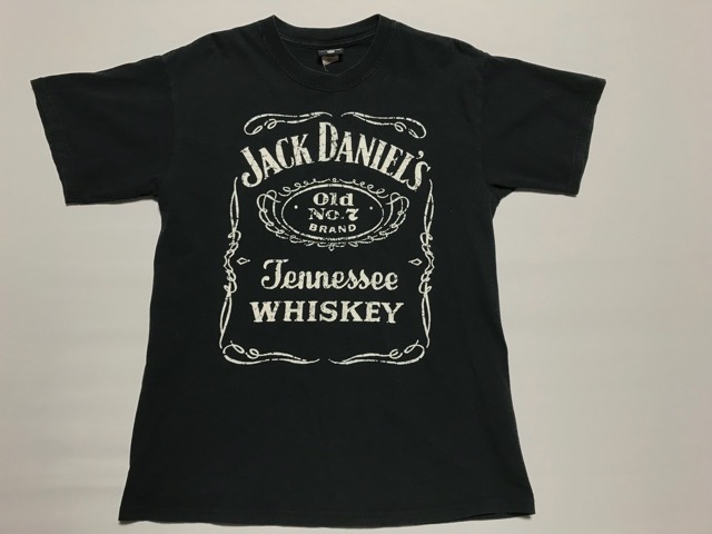 JACK DANIELS ジャックダニエル tシャツ サイズ M ウイスキー　企業　USA アメリカ古着_画像1