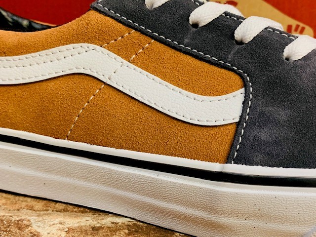 ★新品/25cm！バンズ.USA企画/SK8-LOW.スケートロー.VANS.スウェードレザー.本革.スニーカー.箱付き.70'sヴィンテージ西海岸サーフスタイル_画像5