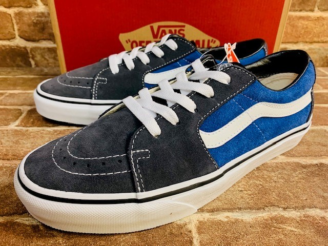 完売 ☆新品/28,5cm！バンズ.USA企画/SK8-LOW.スケートロー.VANS.青