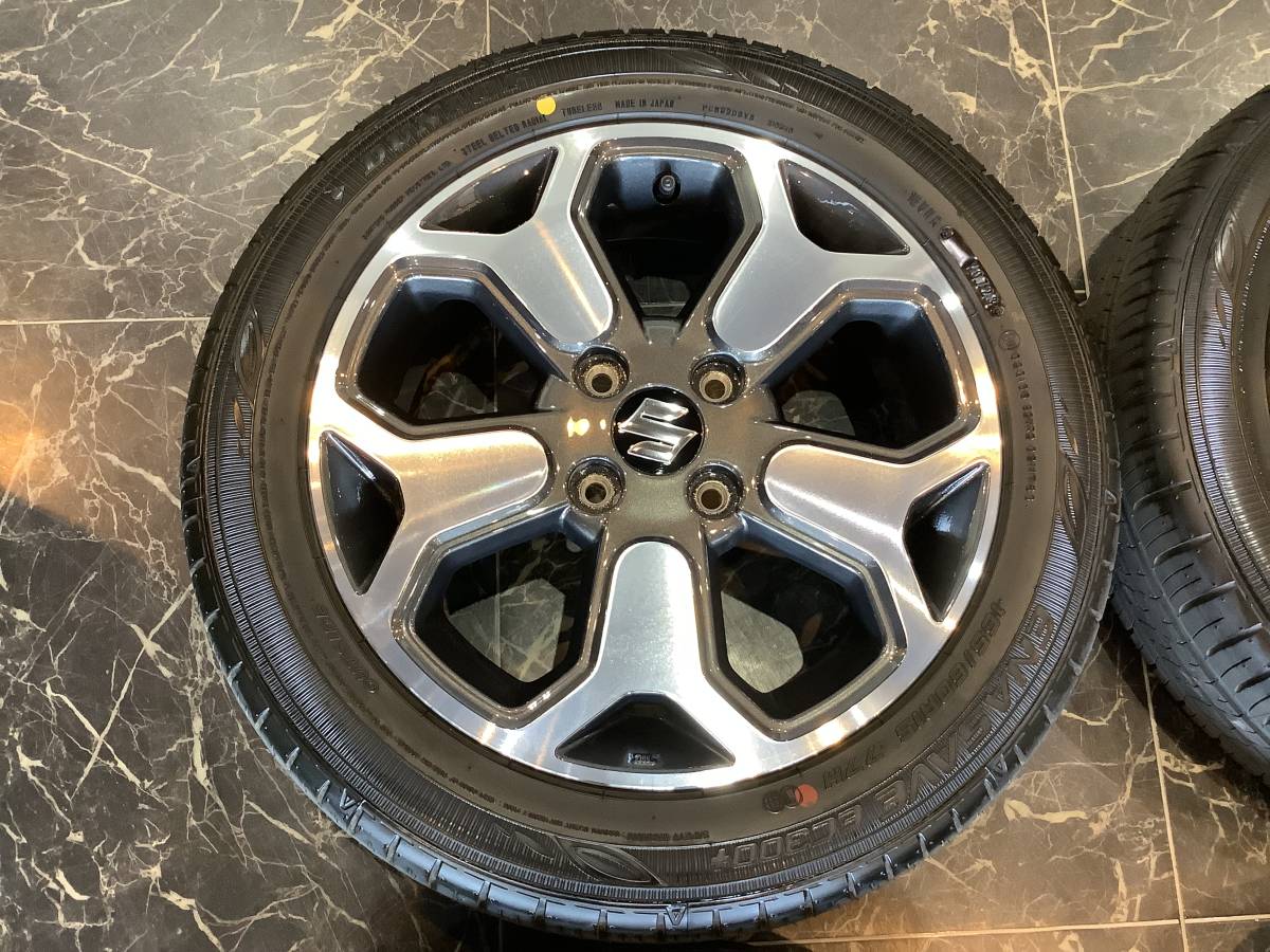 新車外し】【美品】165/60R15 スズキ ハスラー 純正 アルミホイール