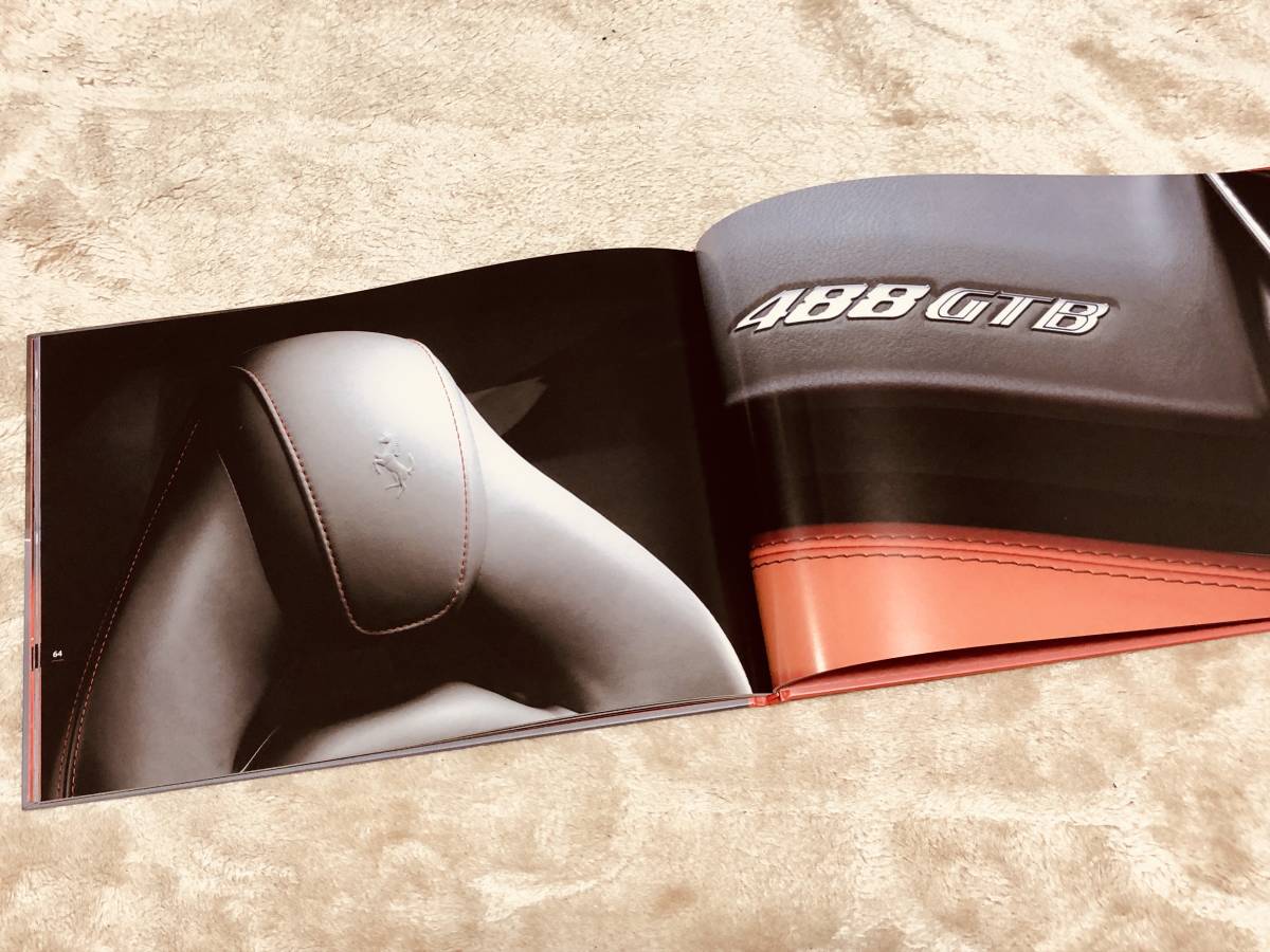 ***[ new goods ]Ferrari Ferrari 488GTB** Japanese edition hard cover specification thickness . catalog 2015 year issue ***
