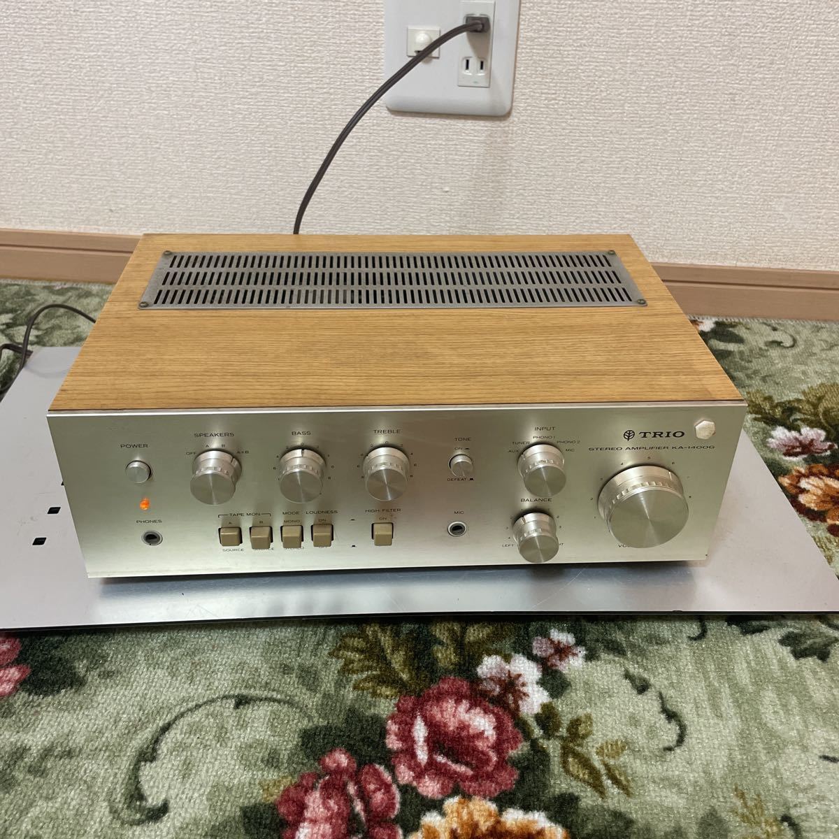 TRIO KA-1400G プリメインアンプ 70年代初期国産ヴィンテージ機器