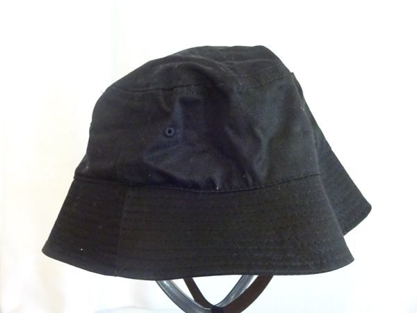 （WEGO）男女兼用　黒色帽子　バケットハット　スタイルキャップ　サイズ５７・５cm　キャップ　帽子　コットン帽_画像1