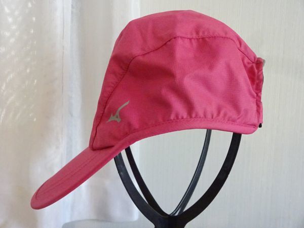 （MIZUNO）ミズノ　男女兼用　ショッキングピンク 色　キャップ　サイズ５８cm〜６０cm　帽子　スポーツハット_画像1