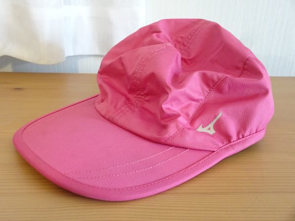 （MIZUNO）ミズノ　男女兼用　ショッキングピンク 色　キャップ　サイズ５８cm〜６０cm　帽子　スポーツハット_画像6
